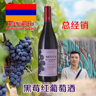 勇敢曾队长 黑莓葡萄酒 亚美尼亚进口红酒