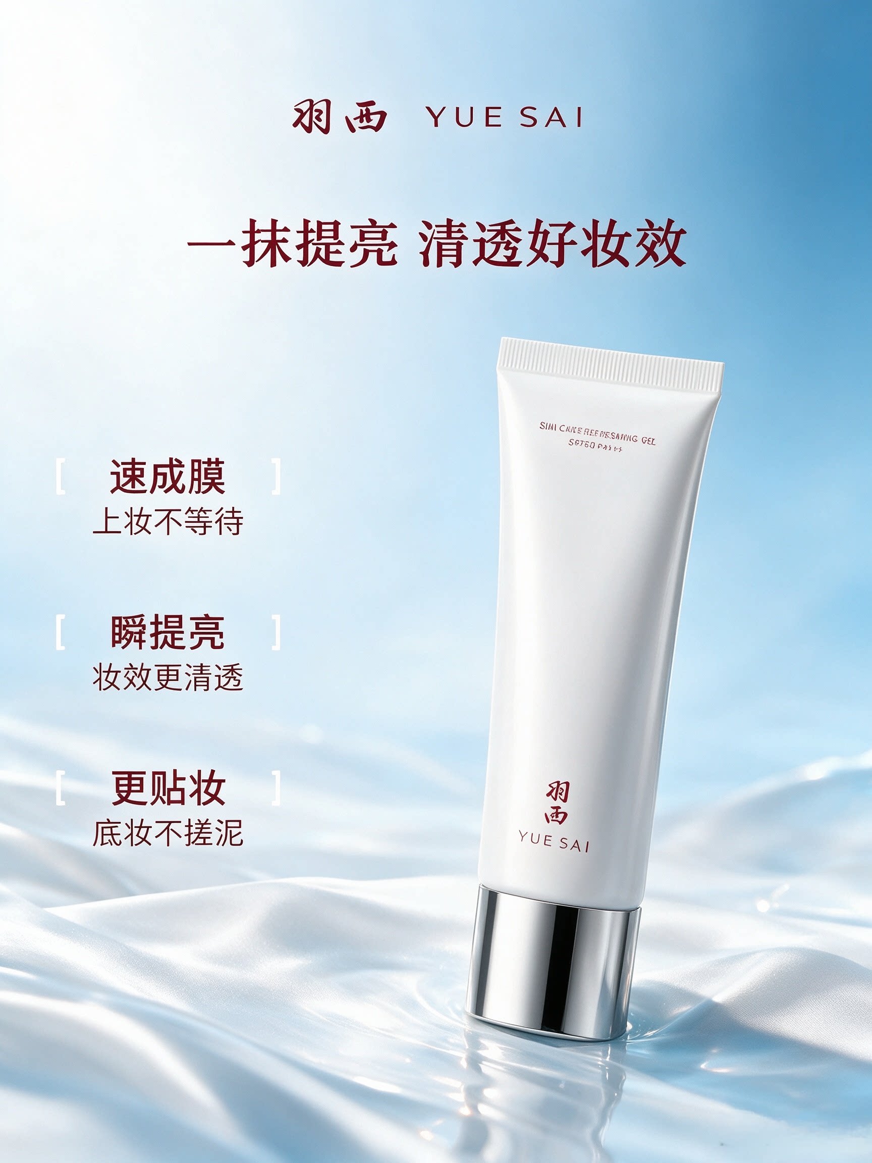 【肖战同款】羽西白玉防晒霜50ml隔离防晒轻薄通勤户外防晒乳