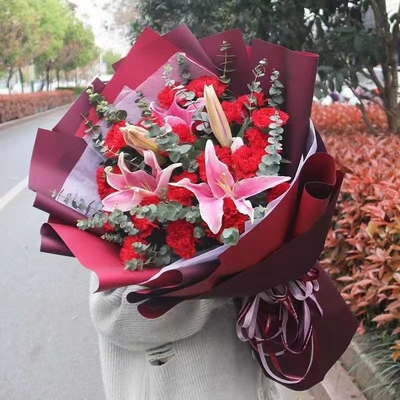 19朵康乃馨表白生日速递爱人老婆