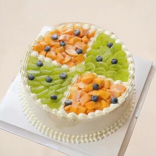 老婆女友水果生日蛋糕陕西铜川市王益印台区耀州宜君县店同城配送