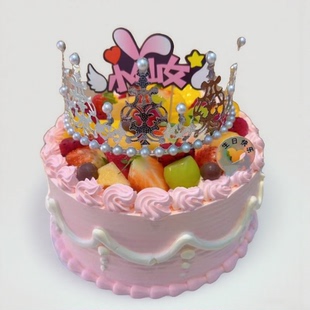 女神节女友生日蛋糕甘肃兰州市城关七里河西固安宁店同城配送老婆