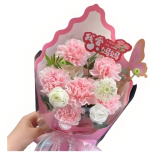 母亲节康乃馨鲜花福建福州鼓楼台江仓山晋安马尾长乐同城配送妈妈