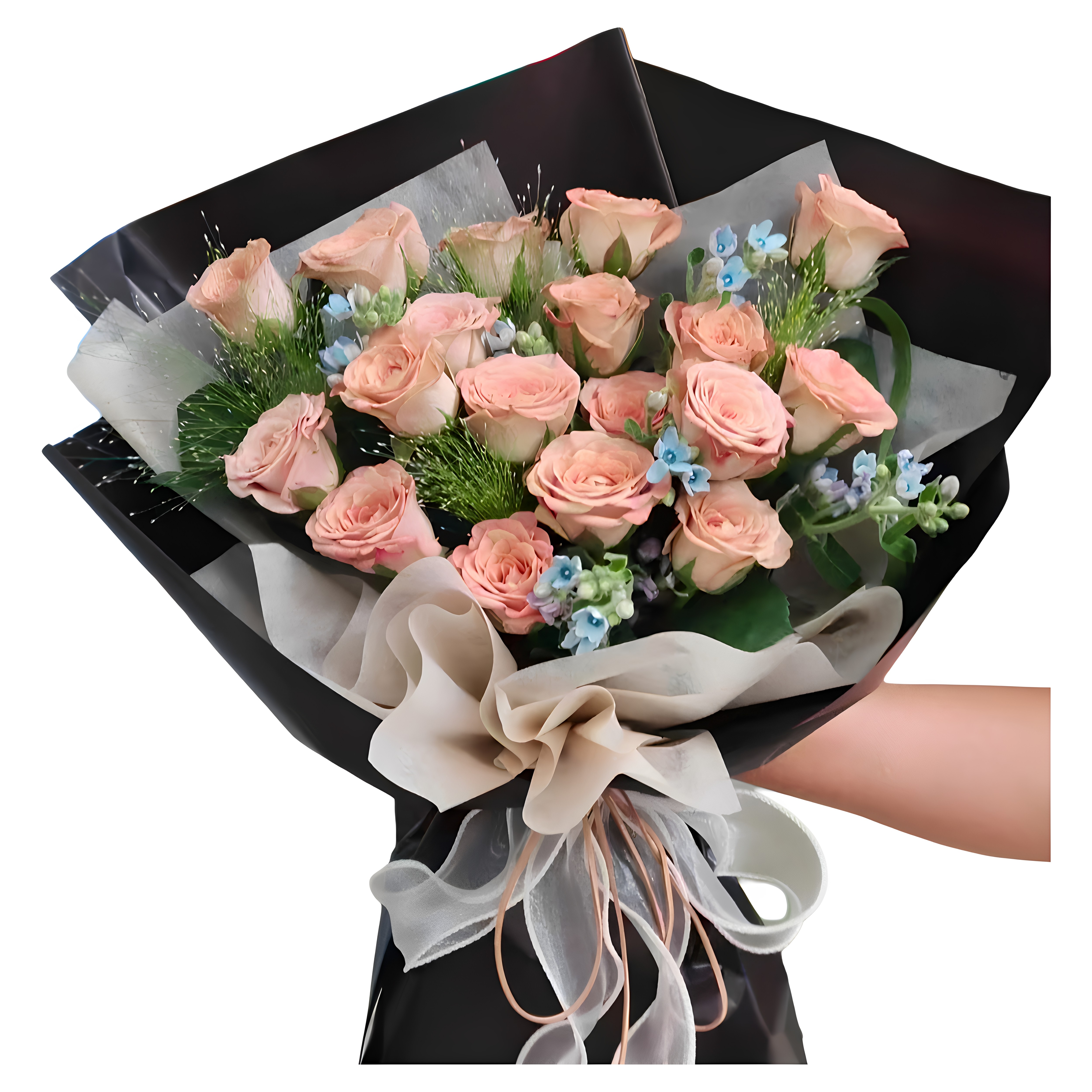 老婆生日21朵玫瑰鲜花束重庆大渡口沙坪坝九龙坡南岸北碚同城配送