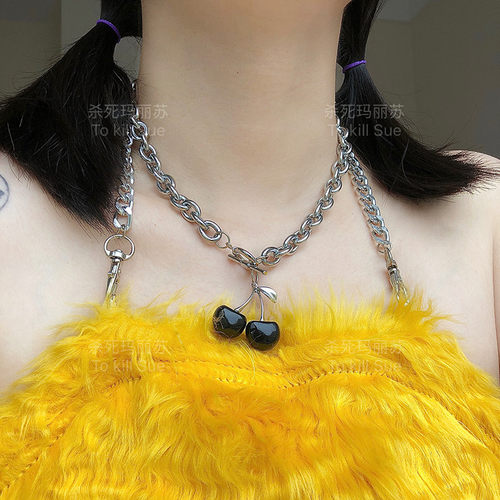 【杀死玛丽苏】质感棒朋克项链