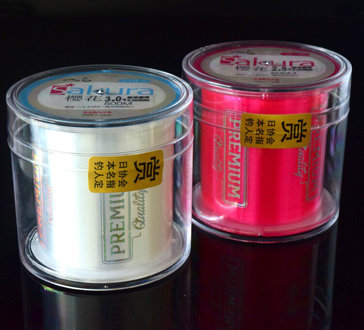 日本原丝进口原丝鱼线子线高强力原丝钓鱼线尼龙线500m标准线径