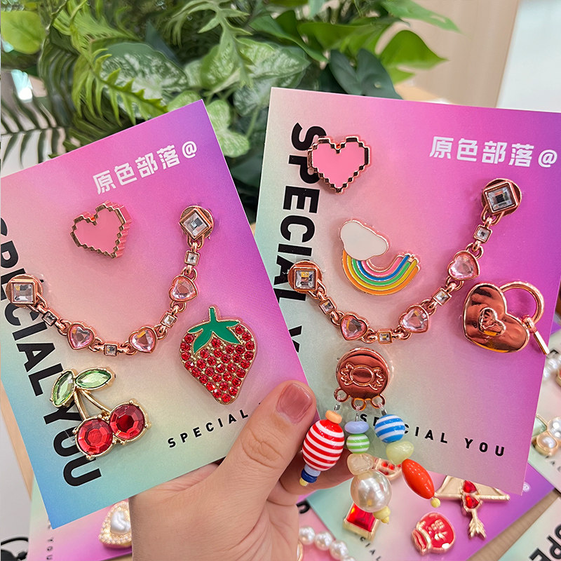 洞鞋配饰高级感金属珍珠鞋花链条装饰扣diy卡扣适配crocs卡骆驰女,服饰配件/皮带/帽子/围巾,鞋扣,淘宝优惠券,粉丝福利购,淘宝优惠卷