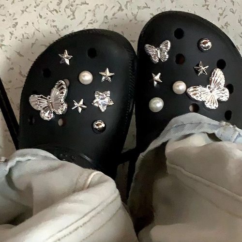 原色部落洞洞鞋配饰成品鞋花