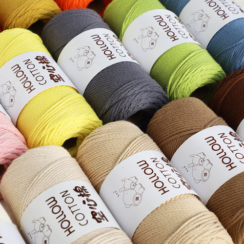 中细空心棉线硬挺织包包专用线