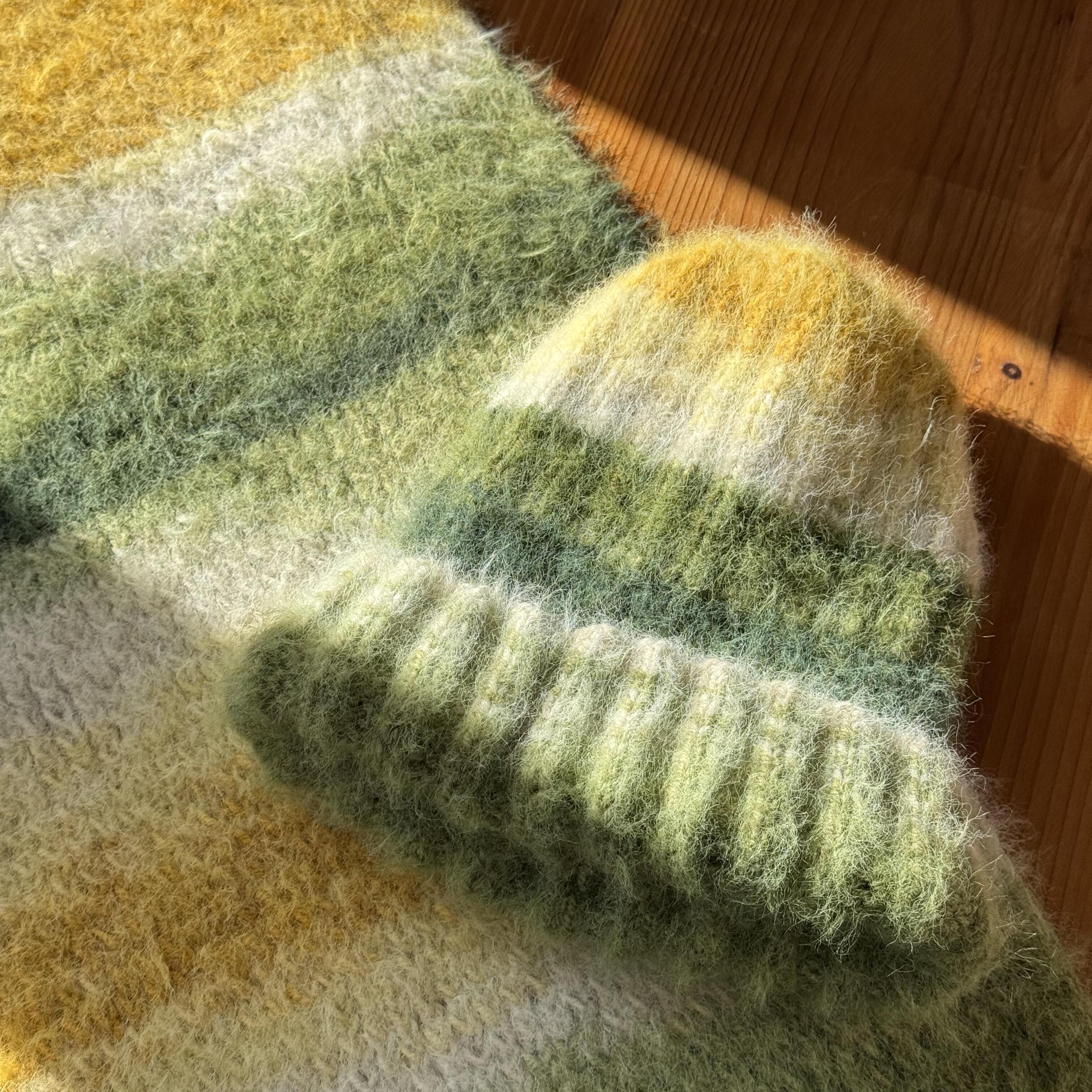 雪宝毛线长段染毛线手工diy围巾