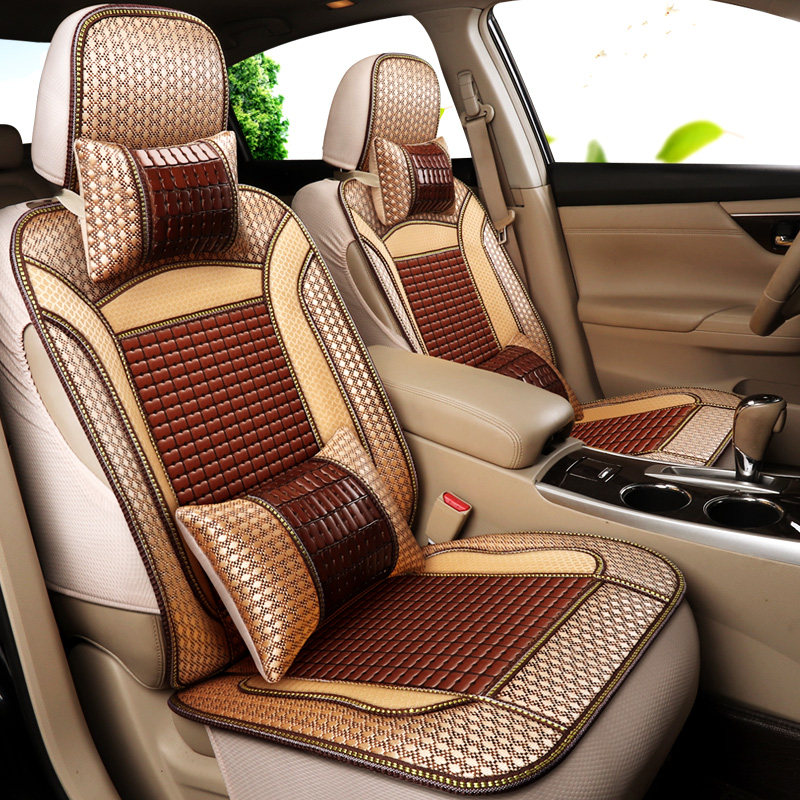 启辰d60/t70/t60/t90汽车坐垫夏季专用座套竹片座椅套全包围座垫