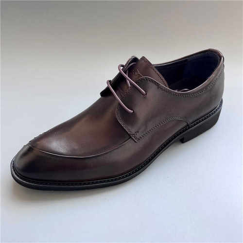 系带低跟春秋季男鞋耐磨商务正装