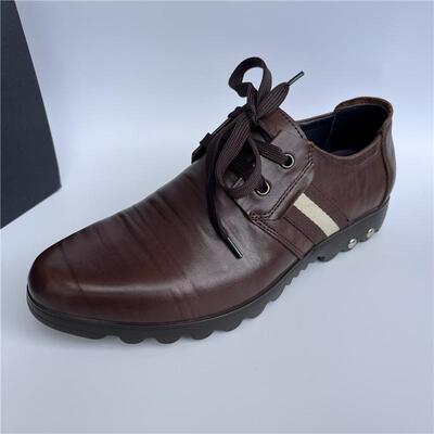 3941头层牛皮休闲皮鞋商务低帮