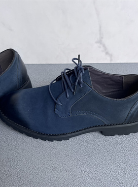 公牛真皮男鞋复古工装鞋潮男户外工装鞋系带正装男鞋 7A58721K40