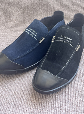 公牛牛皮豆豆鞋男鞋磨砂真皮韩版潮休闲一脚蹬懒人鞋 6A1W755881