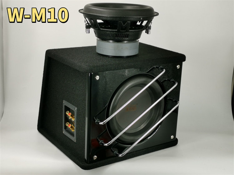 汽车音响金音钻W-10寸低音炮12寸车载无源车载音箱双音圈磁钢