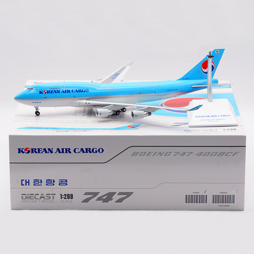 合金飞机模型大韩航空波音B747