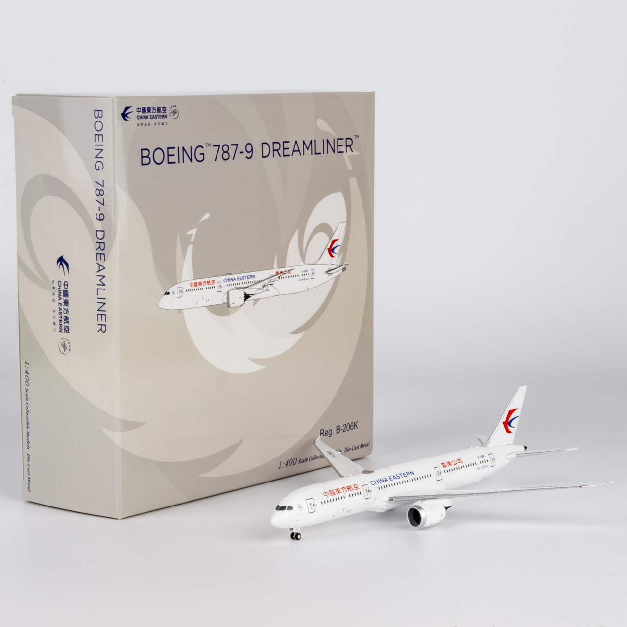 NGmodel 1:400 合金飞机模型 中国东方航空 B787-9 B-206K 云南