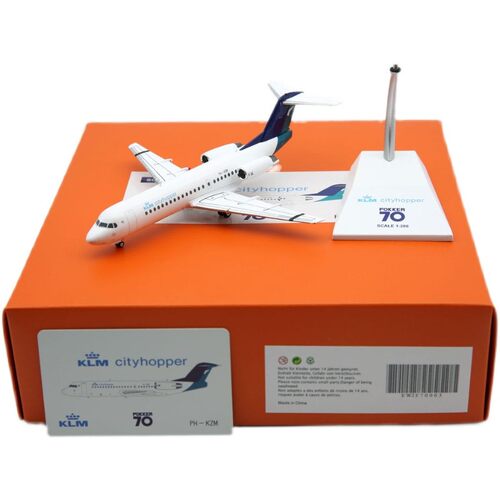 合金客机模型荷兰皇家Fokker