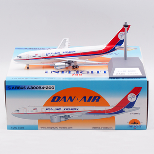 Inflight 1:200 飞机模型 合金  丹纳尔航空 空客 A300B4 G-BMNC