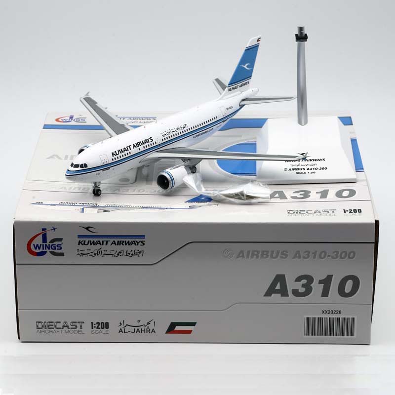 合金飞机模型A310-300科威特