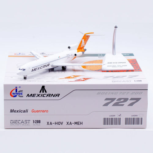 合金飞机模型墨西哥航空B727