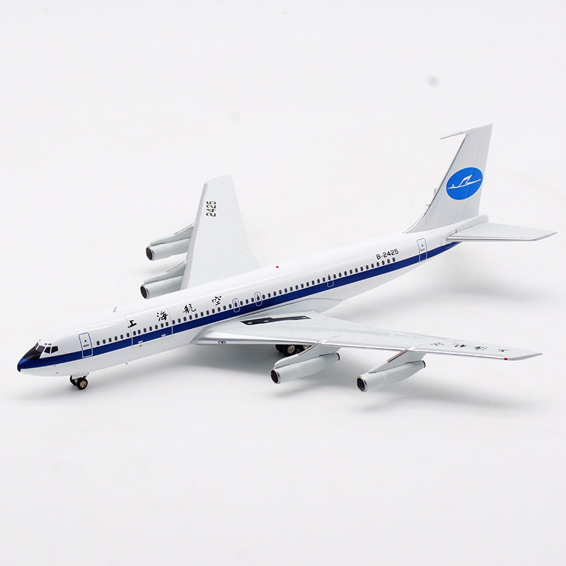 上海航空波音B707合金飞机模型图片