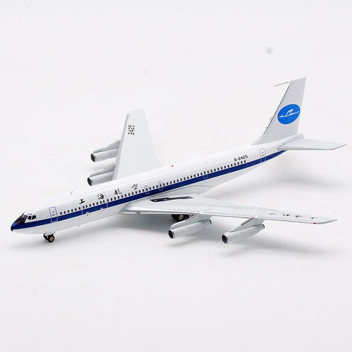 上海航空波音B707合金飞机模型