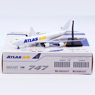 1:400 JC Wing 合金 客机模型 亚特拉斯航空 波音 B747-8F N859GT