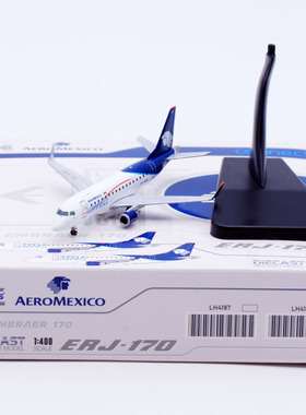 1:400 JCWing 合金客机模型 墨西哥航空Embraer ERJ-170LR XA-GAQ