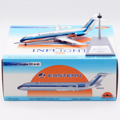 Inflight 1:200 飞机模型 合金 美国东方航空 麦道DC-9-31 N8980E