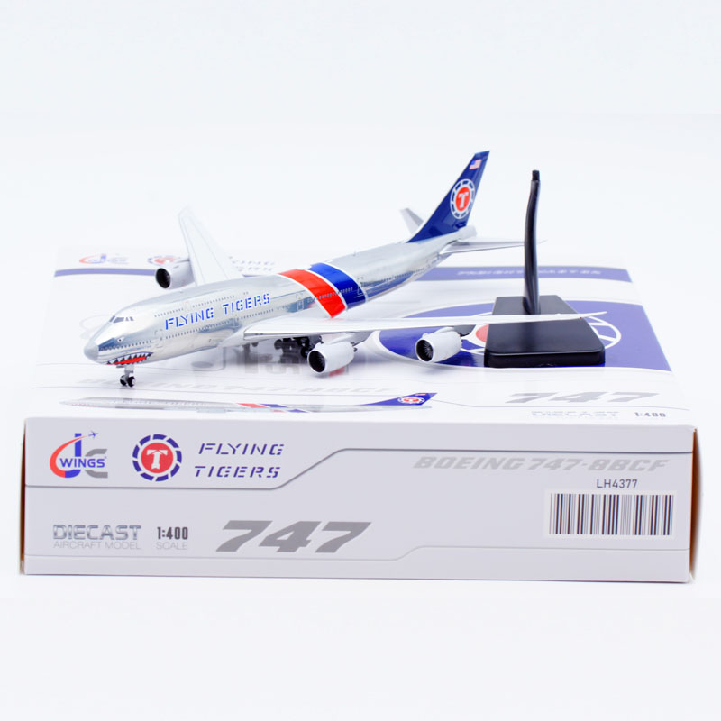 合金客机模型飞虎航空B747-8