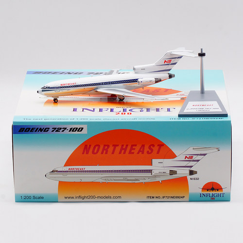 飞机模型合金美国东北航空727