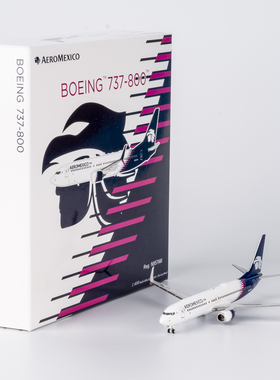 NGmodel 1:400 合金飞机模型  墨西哥航空 B737-800/w N957AM