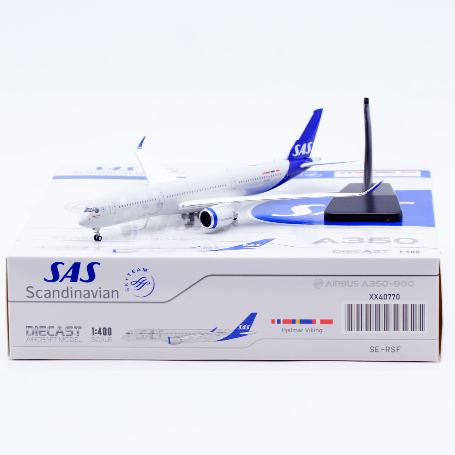 1:400 JC Wings 合金 客机模型 北欧航空 A350-900XWB SE-RSF