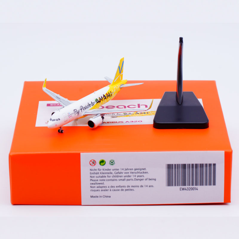 合金客机模型乐桃航空A320