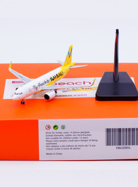 1:400 JC Wings 合金 客机模型 乐桃航空 A320 JA08VA