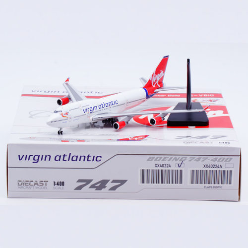 合金客机模型维珍航空B747