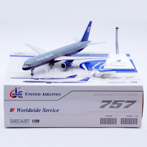 合金飞机模型美国联合航空B757
