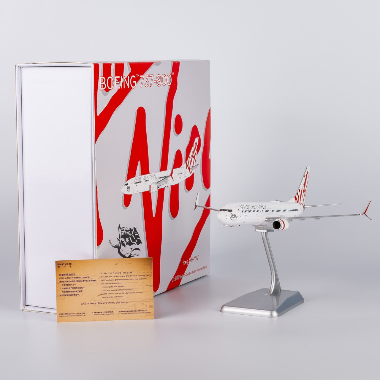 合金飞机模型维珍航空B737