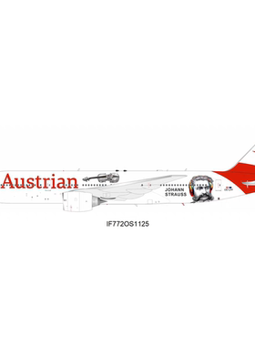 Inflight 1:200 飞机模型 合金 奥地利航空 B777-200ER OE-LPF