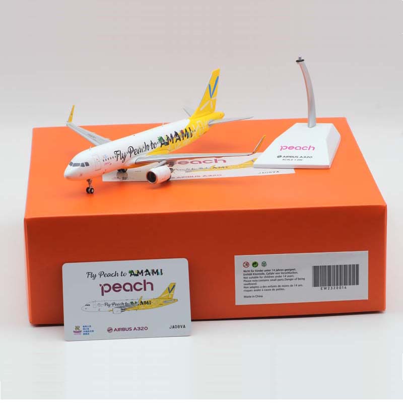 日本乐桃航空A320合金飞机模型