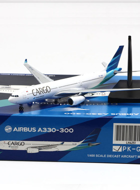 1:400 JC Wings 合金 客机模型 加鲁达印尼航空 A330-300 PK-GPD
