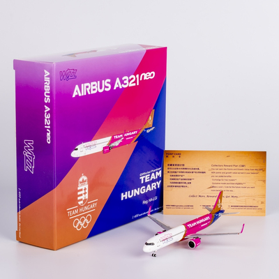 合金飞机模型匈牙利威兹A321neo