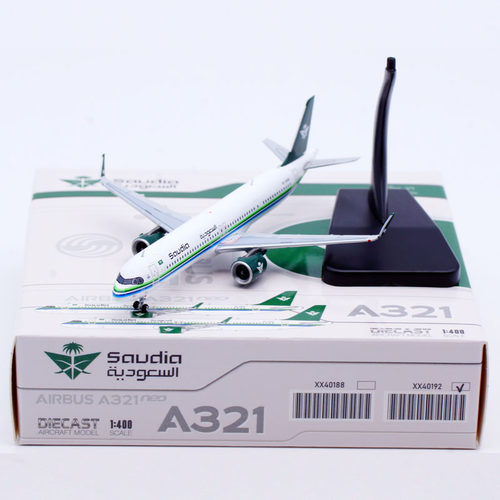 合金客机模型沙特阿拉伯A321NEO