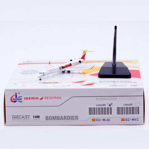 1:400 JC Wings 合金 客机模型 西班牙航空 庞巴迪CRJ-100 EC-MJO