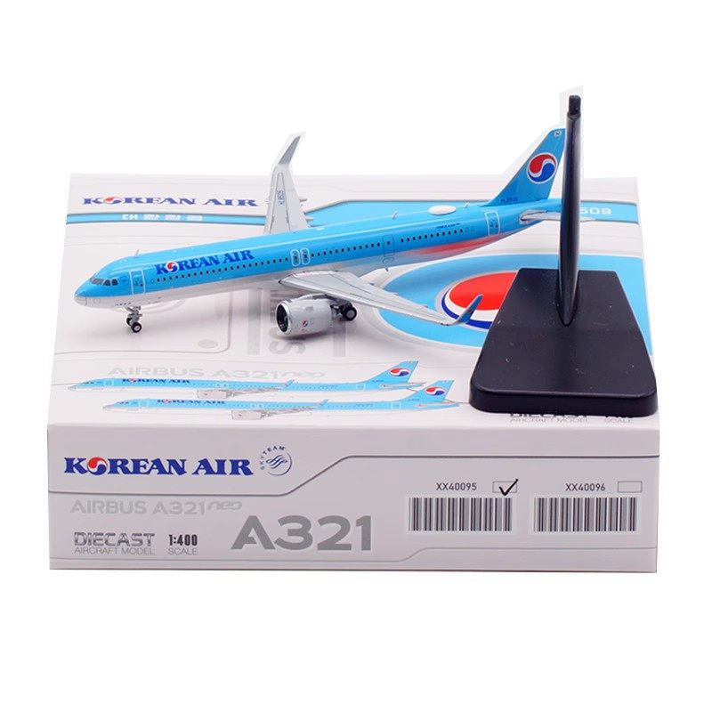 合金客机模型大韩航空