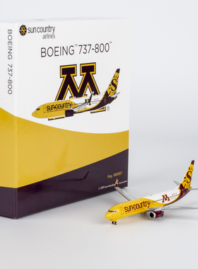 NGmodel 1:400 合金飞机模型 美国太阳城航空 B737-800/w N809SY