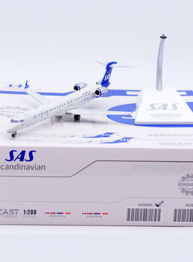 Jcwings 1/200 合金飞机模型 北欧航空 庞巴迪CRJ-900ER ES-ACB