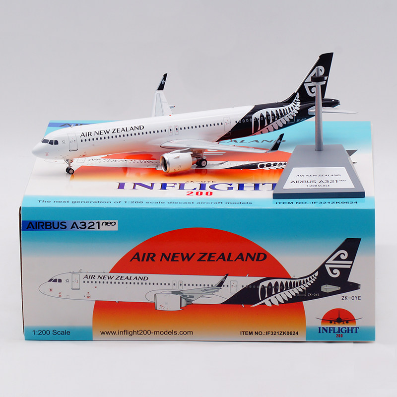 合金新西兰飞机模型A321NEO