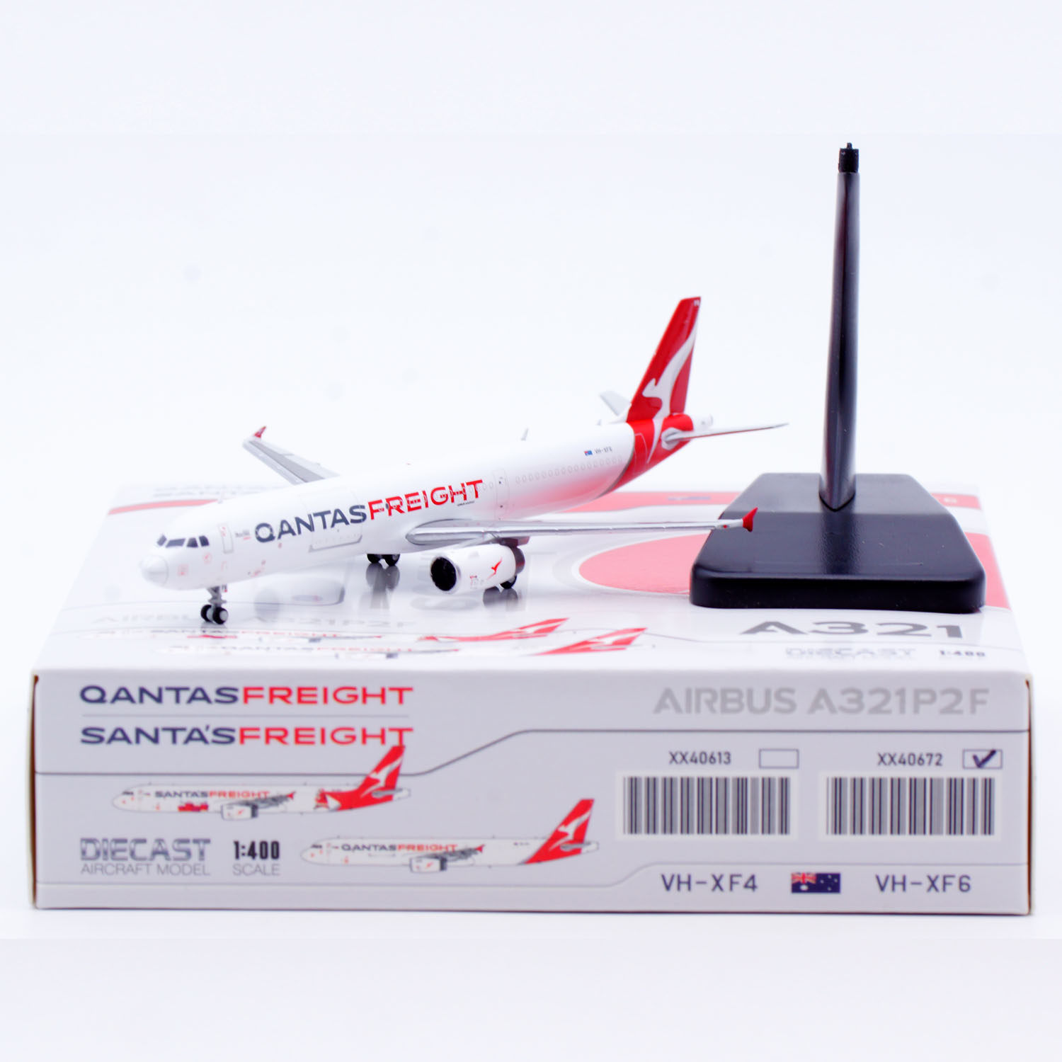 1:400 JC Wings 合金 客机模型 澳洲货运航空 A321(P2F) VH-XF6